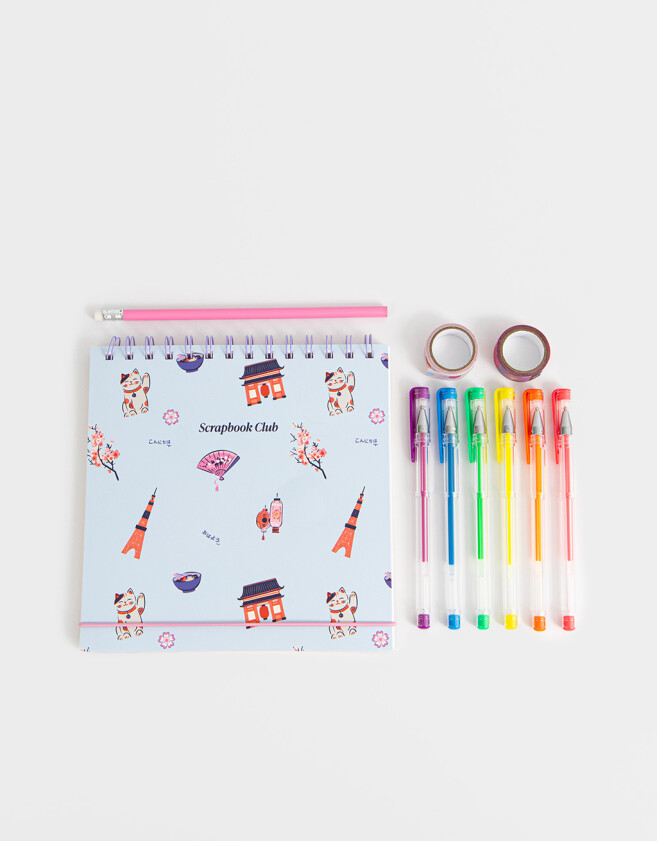 Librería Sets Set De Librería Scrapbook "tokyo" - Combinacion Multicolor