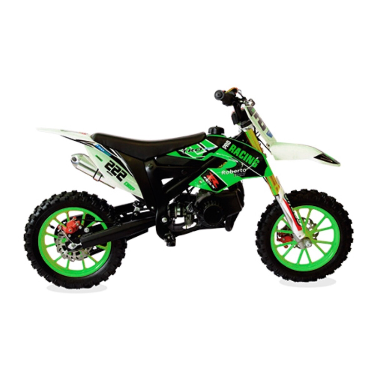 Moto Mini Moto Niño Pro Racing 50cc Scorpion (222) 2 Tiempos - Verde 