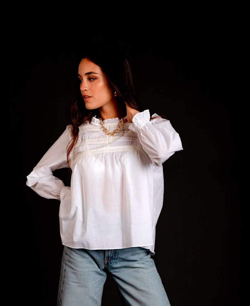 Camisa Agustina blanco