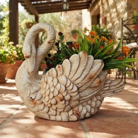 Adorno Cisne Macetero Adorno Cisne Macetero