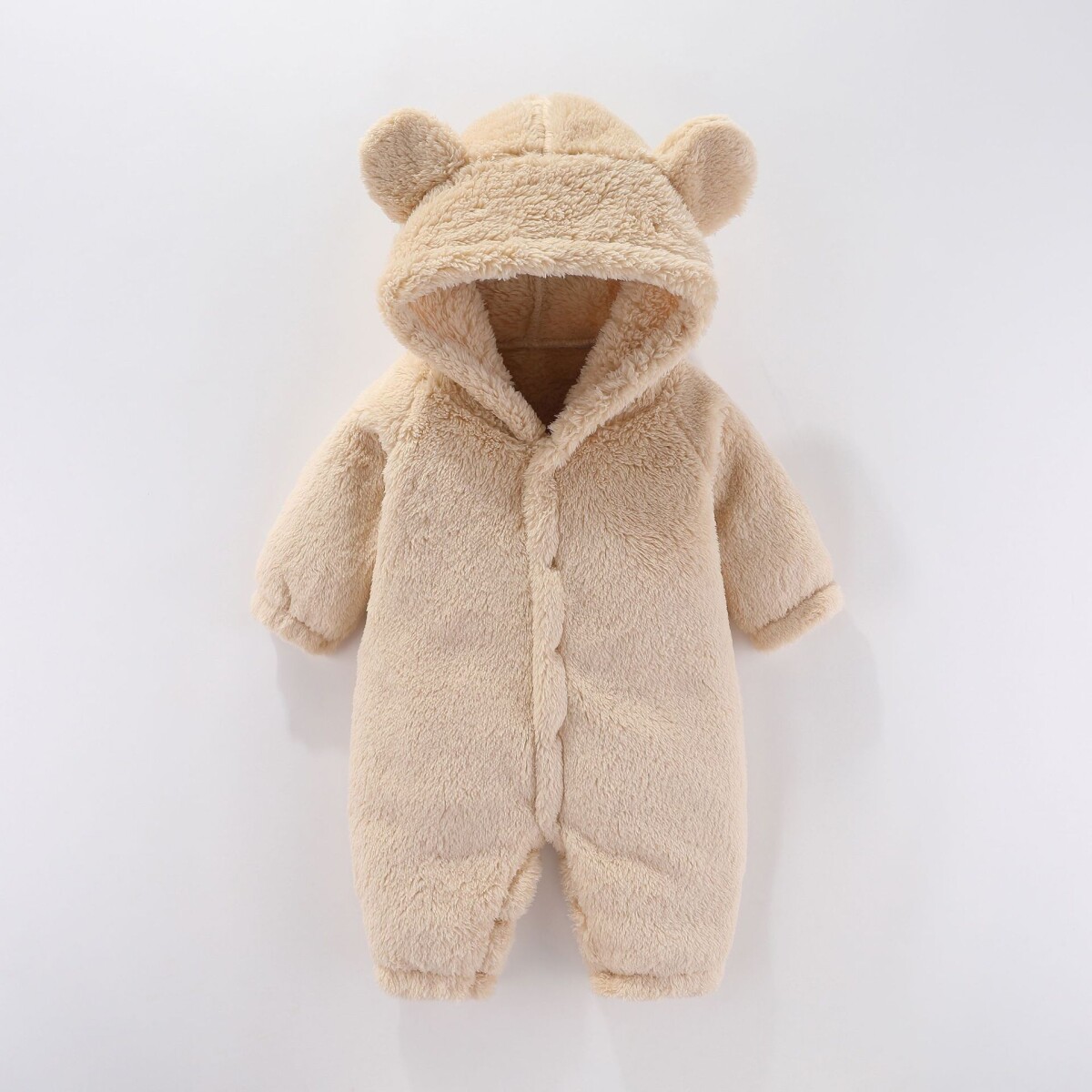 Body Oso Para Bebé Talle 9 Meses Polar - Crema 