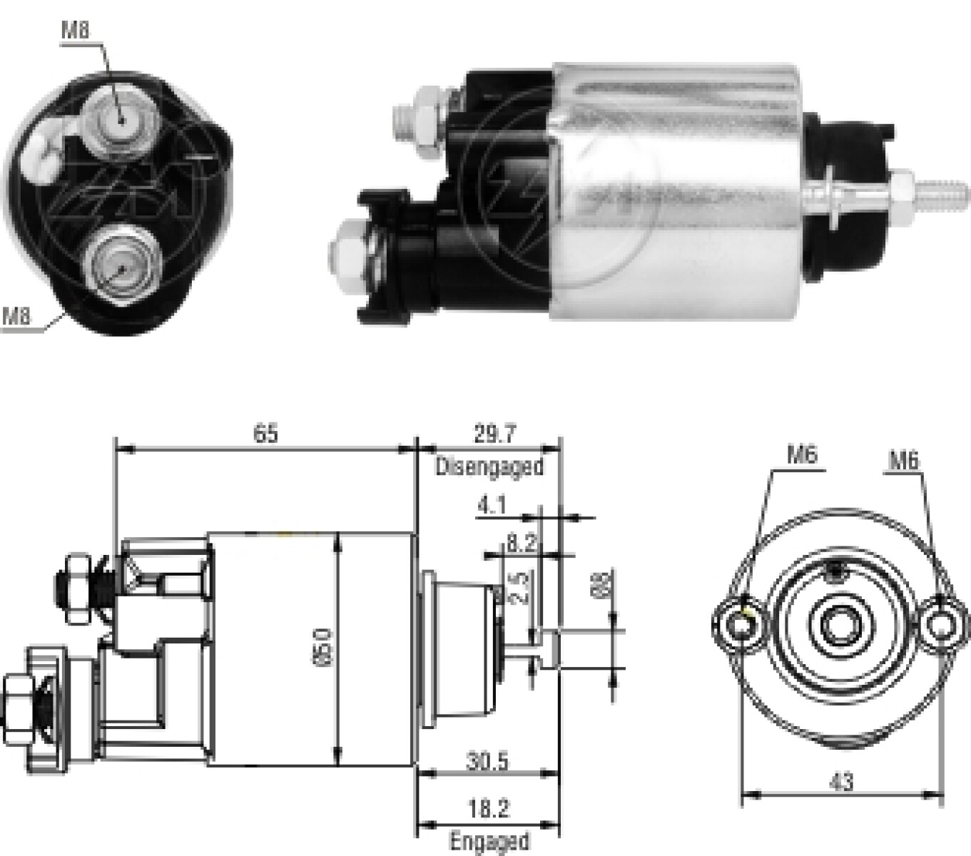 AUTOMATICO DE ARRANQUE HONDA HONDA ACURA ZM 