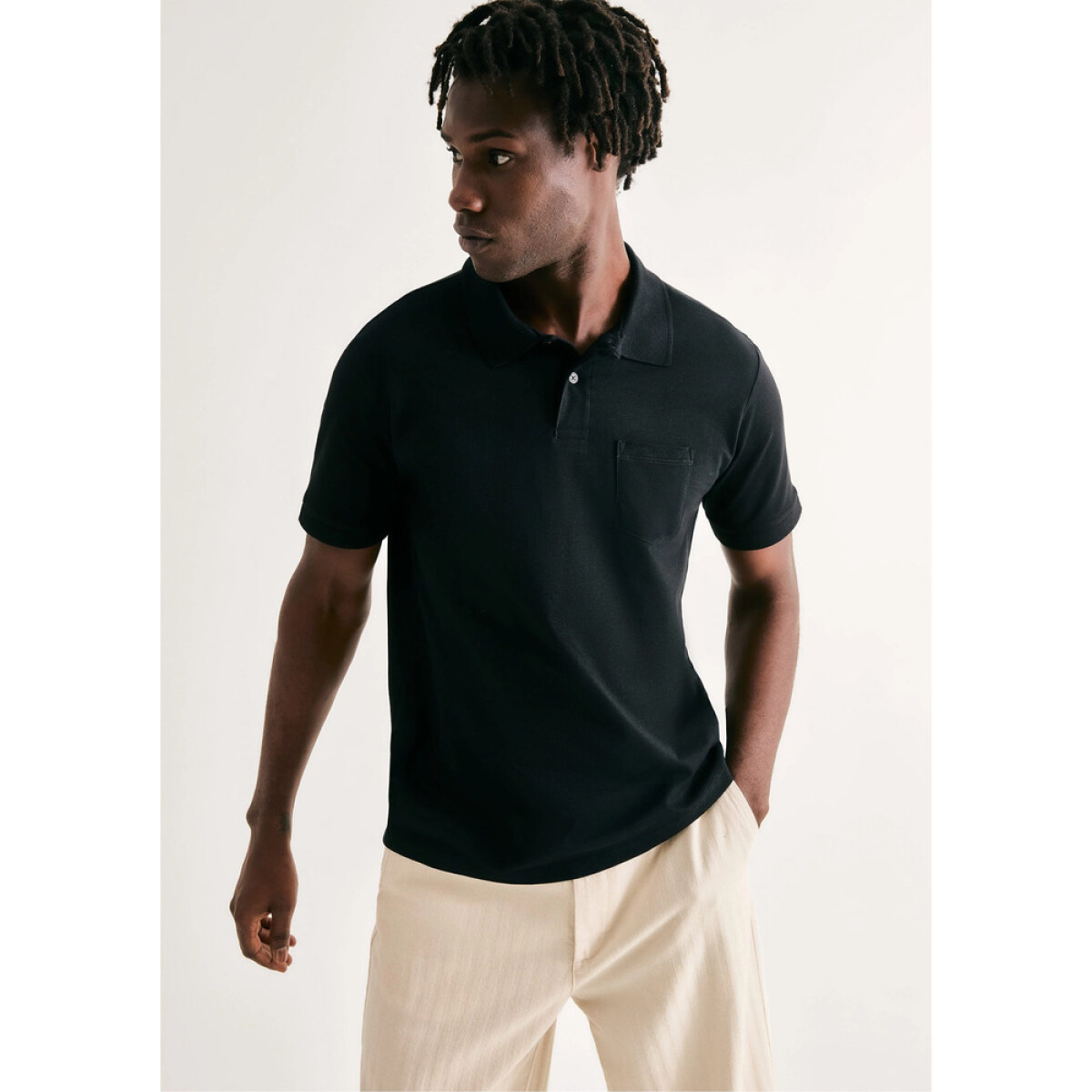 CAMISA POLO MM MASC - PRETO ESCURO 