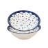 Bowl de cerámica flores estampadas 15cm Bowl De Cerámica Flores Estampadas 15cm