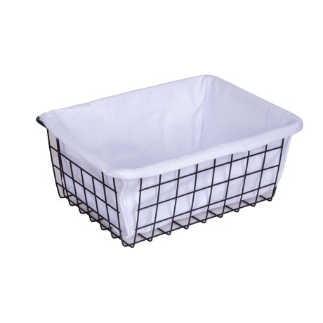 CESTO ORG ALGODON-Y-METAL BLANCO A532