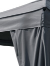 Gazebo NORDMARKA 3x3x2,78 m gris Gazebo NORDMARKA 3x3x2,78 m gris