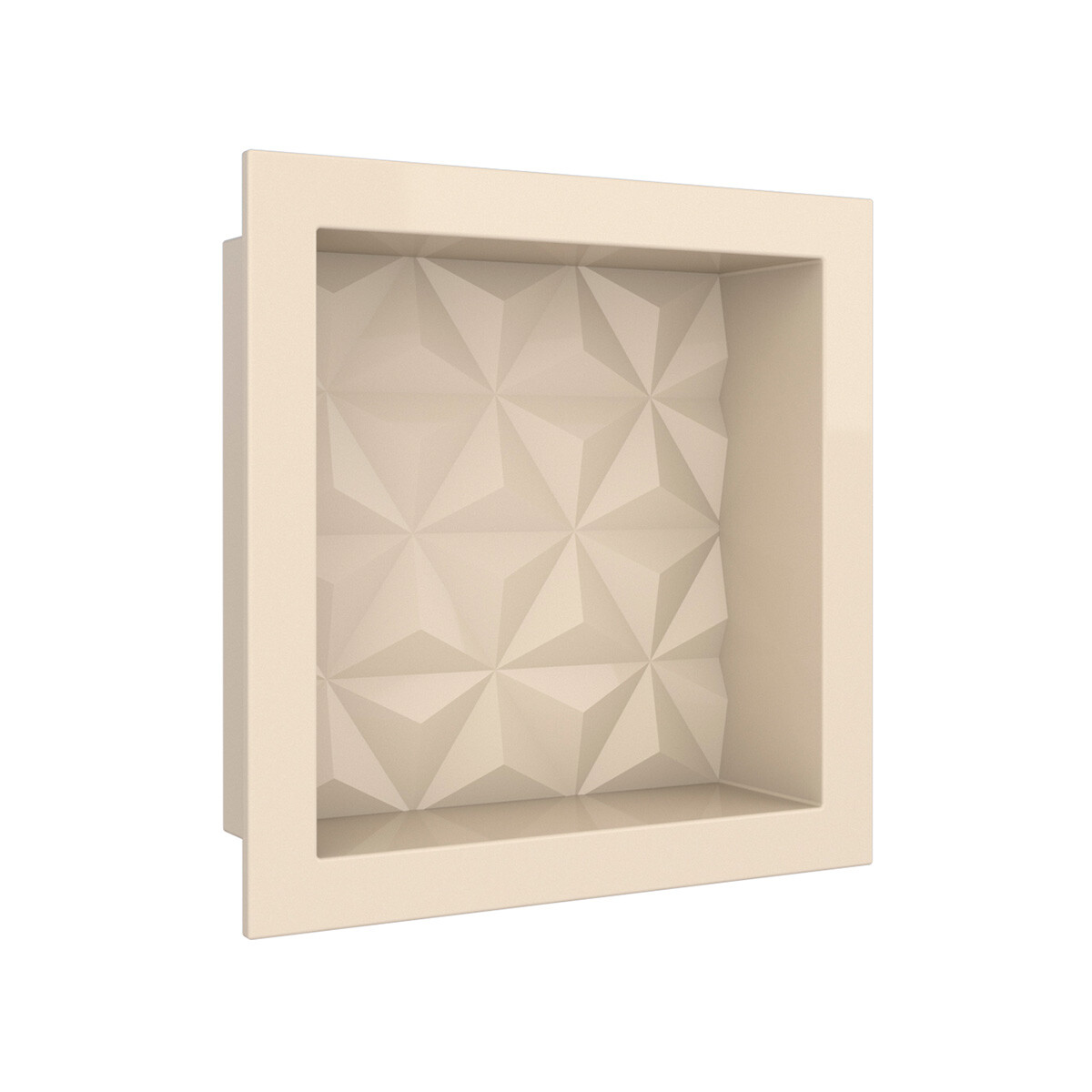 Nicho De Empotrar Para Ducha Marmol Sintetético 30x30 Cm Beige 