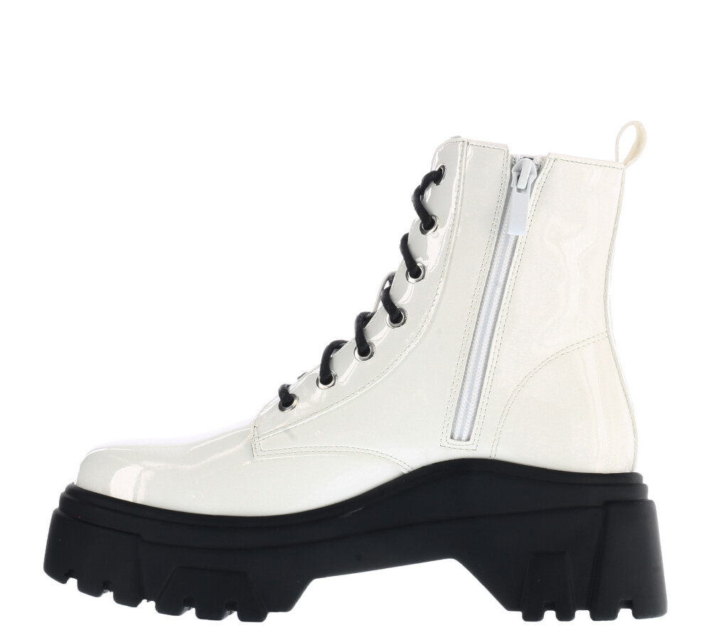 borcego TALA de charol con frase estampada Miss Carol - White Patent - Miss  Carol - 146.221686831 — Stadium