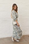 VESTIDO VALENTINA MAXI FLORAL GREENISH VESTIDO VALENTINA MAXI FLORAL GREENISH