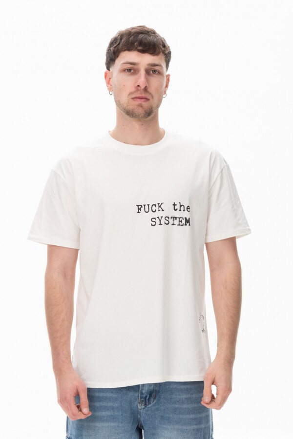Remera System Blanco