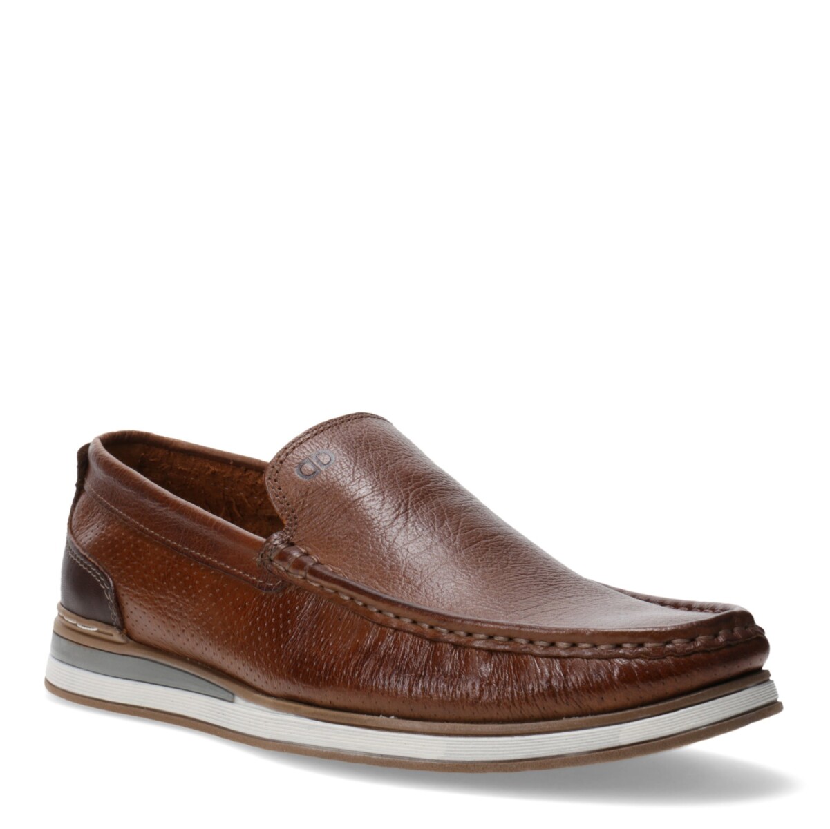 Zapatos de Hombre Democrata ROM - Gris / Marrón Tabaco 