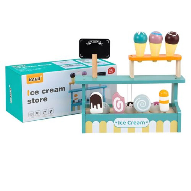 Puesto de helados en madera Puesto De Helados En Madera