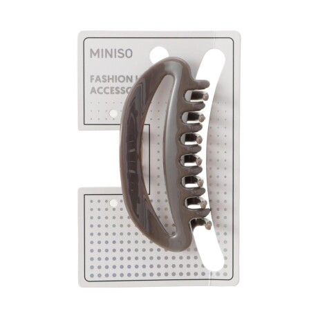 Pinza de cabello marrón