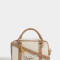 Bowling Cartera Bowling Con Charm - Blanco Crudo