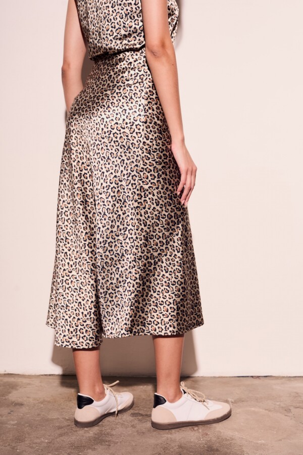 Falda Animal Print Multi