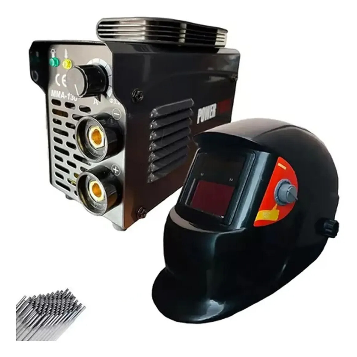 SOLDADORA INVERTER 130AMP + CARETA FOTOSENSIBLE LEYEE + ELECT 