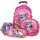 Set X3 Mochila C/Carro + Bolso + Cartuchera P Niño + Set Escolar Mch012004-m1