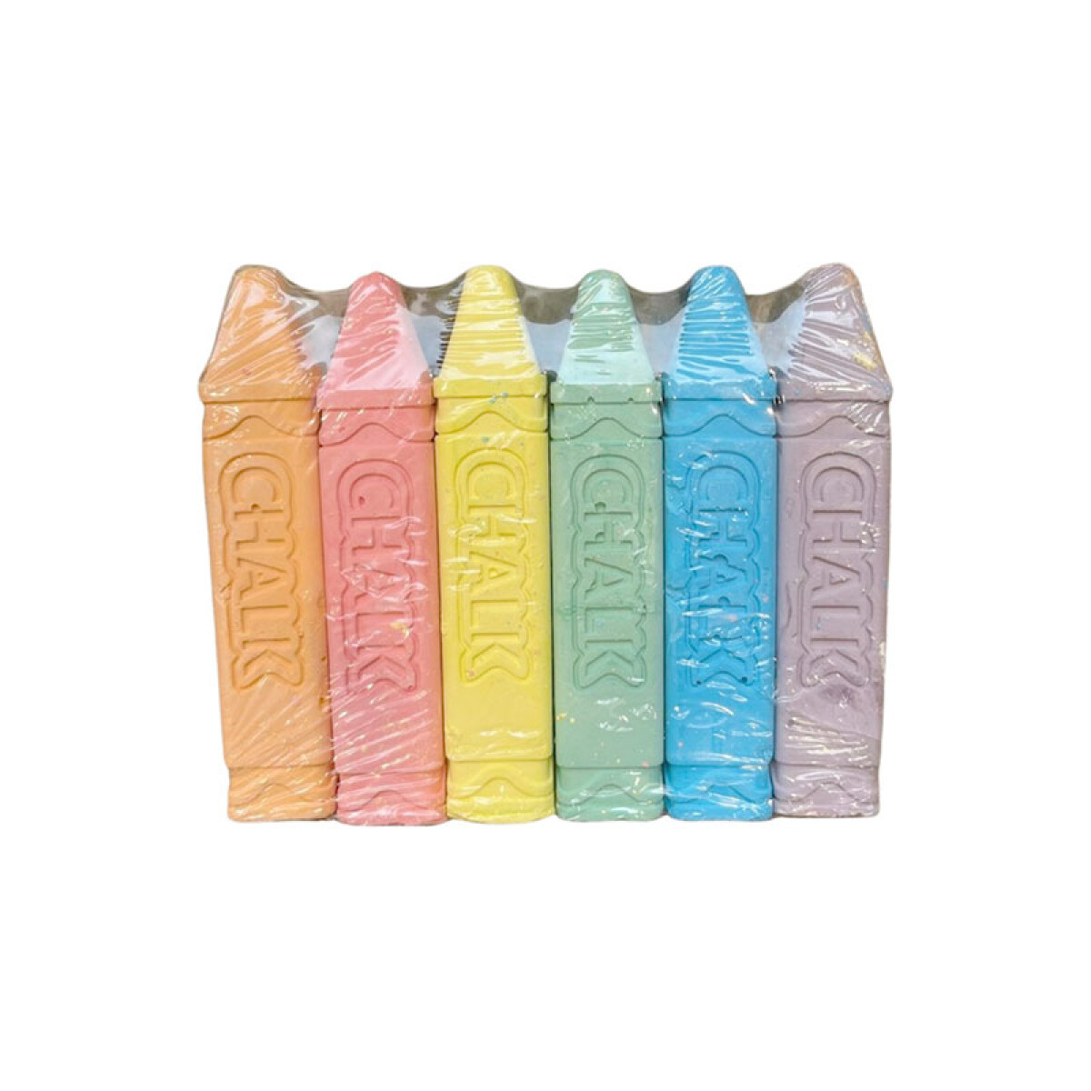 Tizas de colores x6 unidades - Tizas De Colores X6 Unidades 