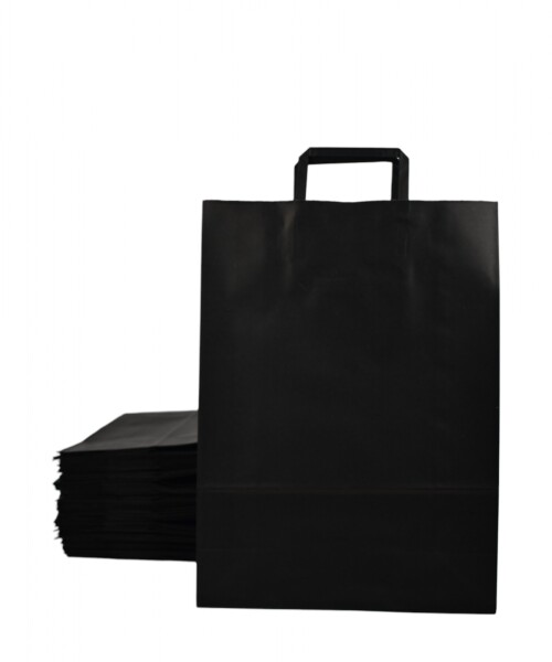 Pack x 100 - bolsa lisa 30x12x41 cm. NEGRO
