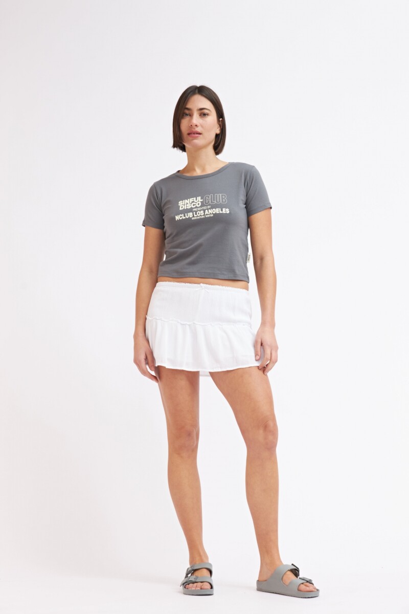 SHORT POLLERA TOLEDO - BLANCO 