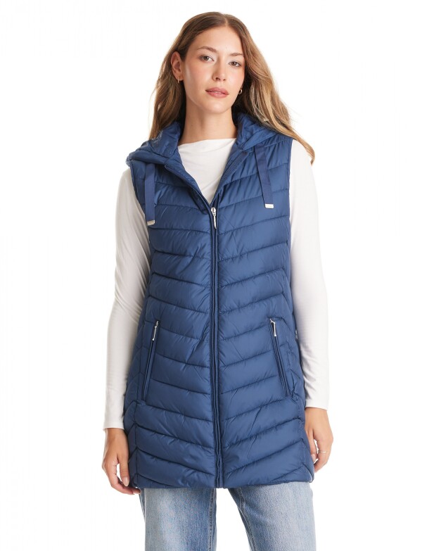 Chaleco Abrigo Puffer AZUL