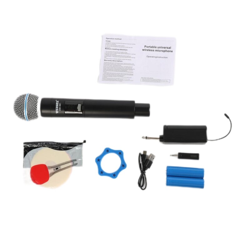 Micrófono inalambrico portátil USB recargable Micrófono inalambrico portátil USB recargable