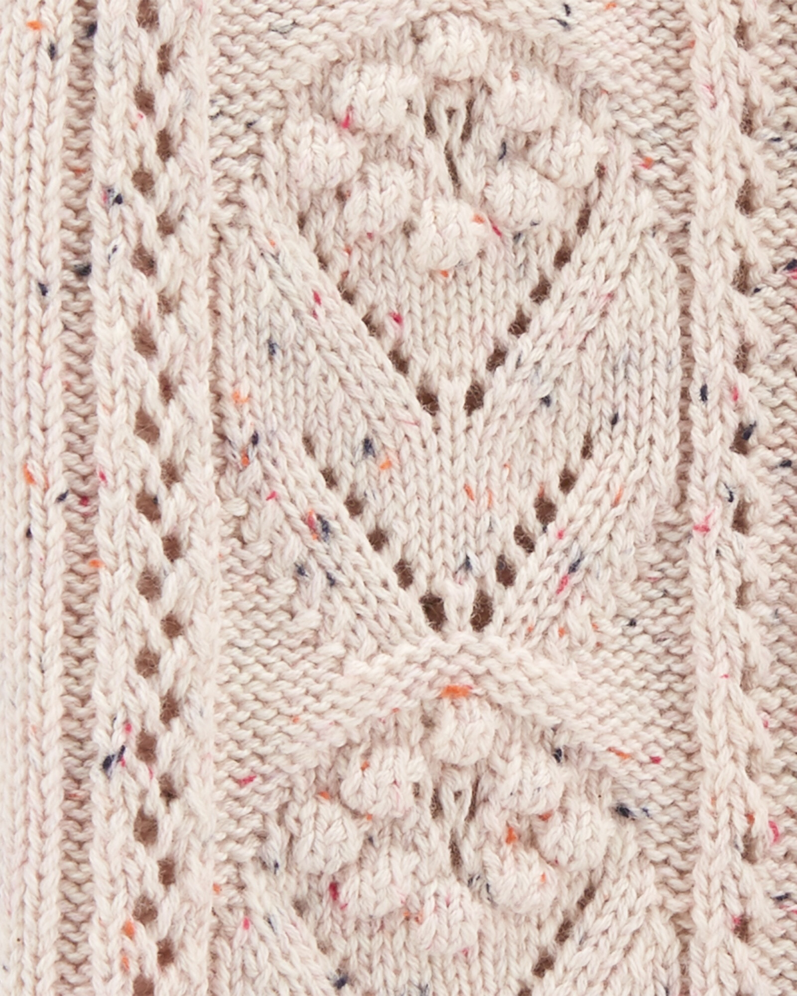 Saco de punto calado Sin color