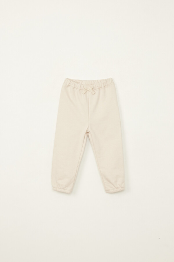 Pantalón deportivo jogger Beige