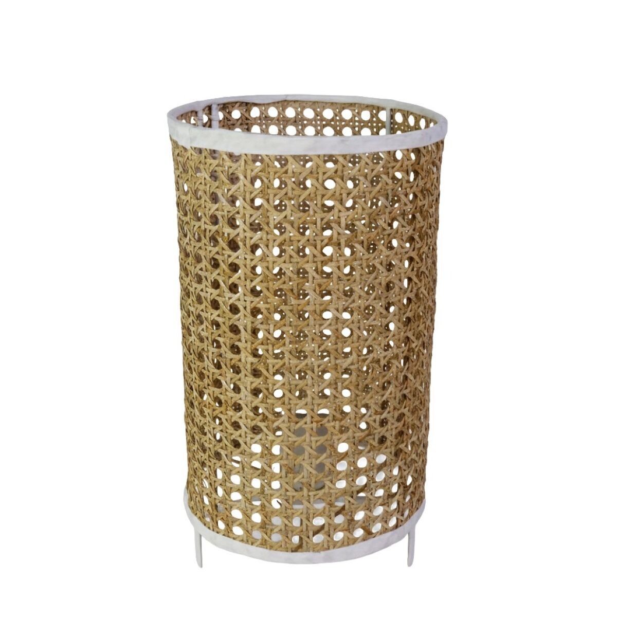 LAMPARA RATAN BEIGE 19X32CM 