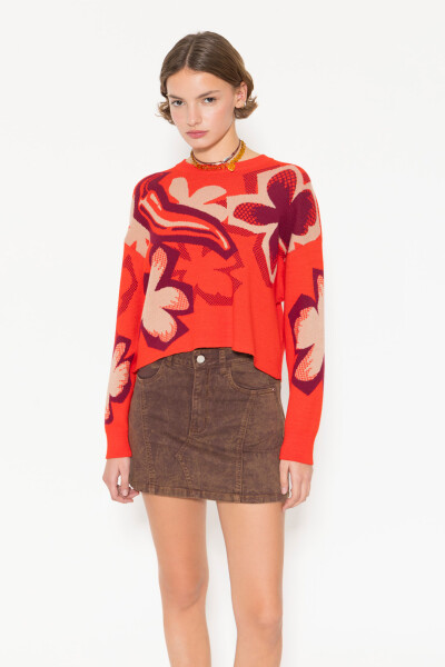 SWEATER BLOOM Rojo