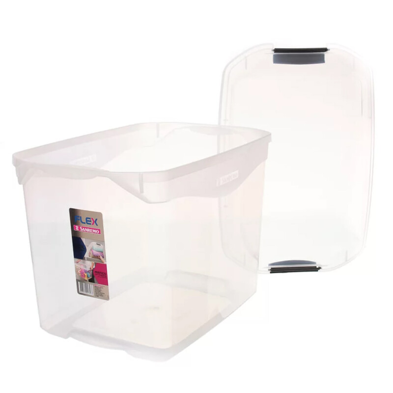 Caja organizadora 29 lts TRANSPARENTE