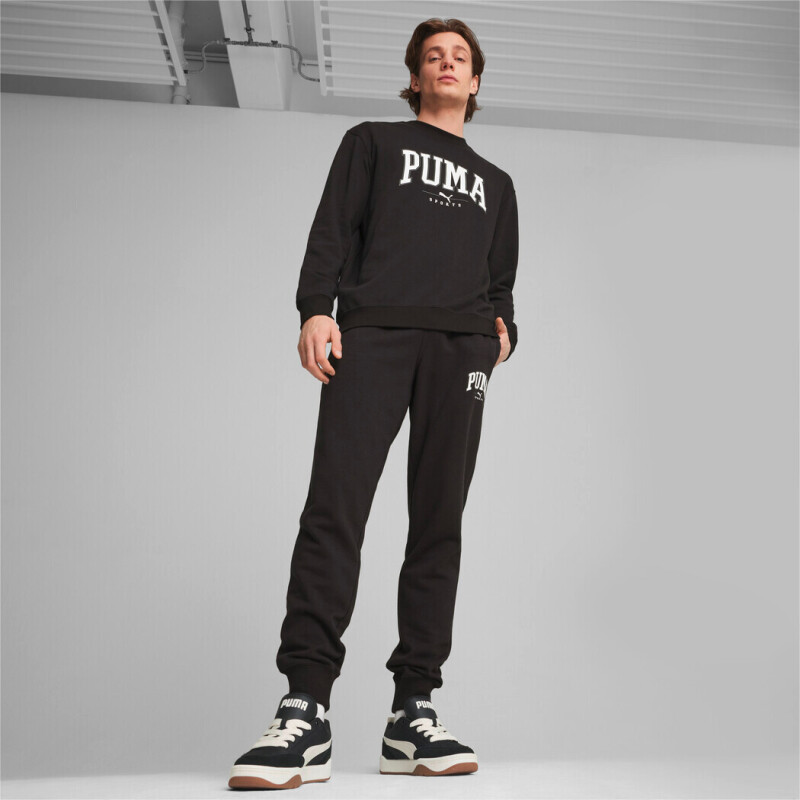 Pantalón Largo Puma Squad Tr Chupín de Hombre Negro