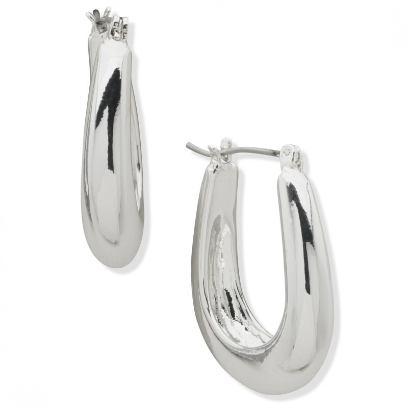 Pe 25Mm Puffy Click It Hoop Silver