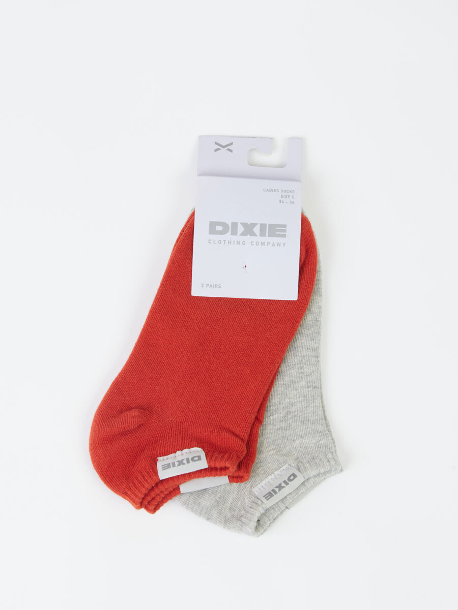 MEDIAS BREDI DIXIE - Ladrillo / Gris 