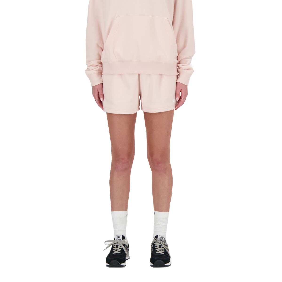 Short New Balance de Dama - FRENCH TERRY - WS41500OUK - PINK 