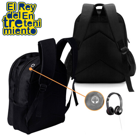 Mochila Escolar 3en1 Lunchera + Cartuchera Infantil Dinosaurio