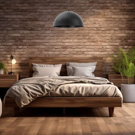 COLGANTE DECORATIVO MUSHROOM Luminaria Colgante Mushroom Negra ø 40 cm