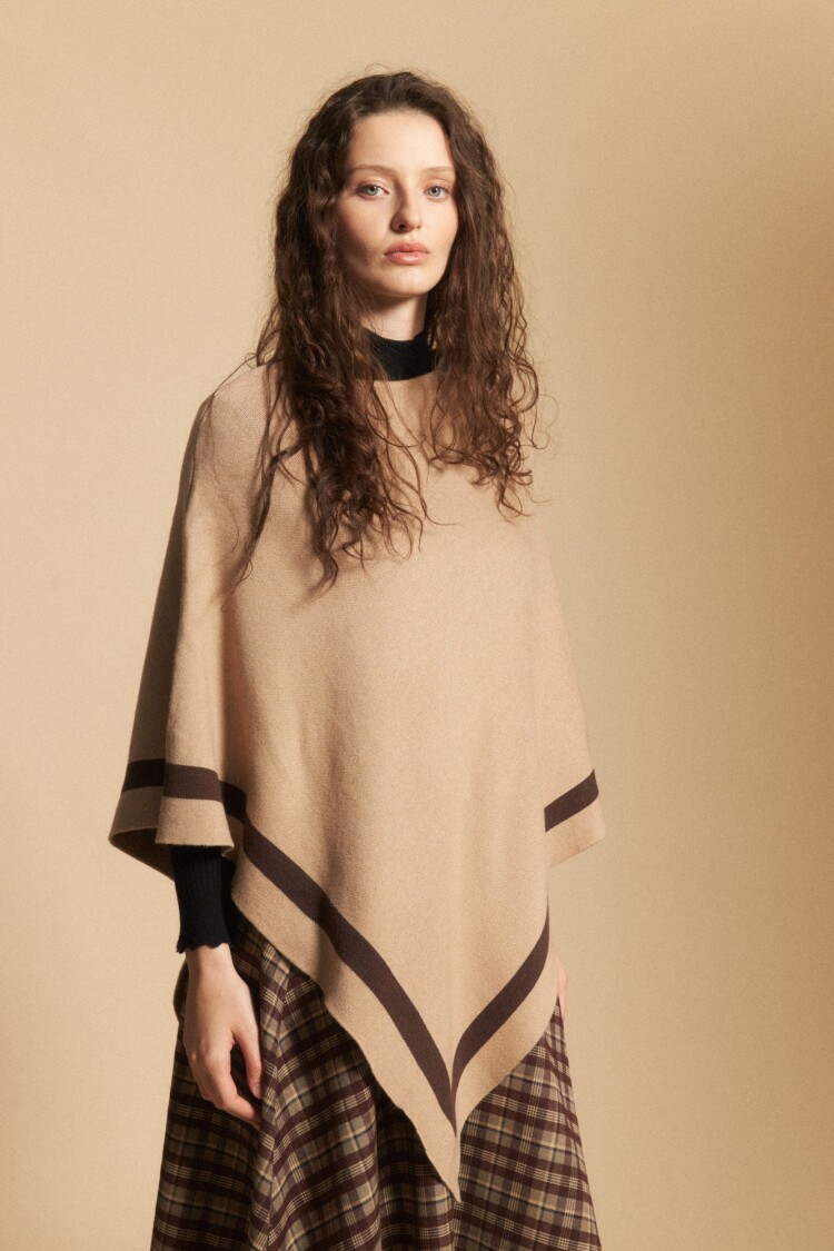 PONCHO RUFINA Beige