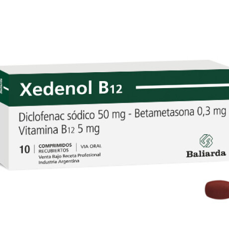 Xedenol B12 10 Comprimidos Xedenol B12 10 Comprimidos