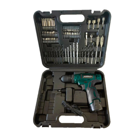 Kit Taladro Inalámbrico Xion recargable + 74 accesorios XI-TOOL74