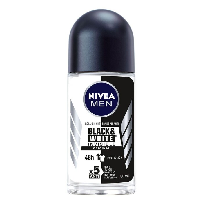 NIVEA DEO ROLL-ON FORMEN INVIS B&W POWER única