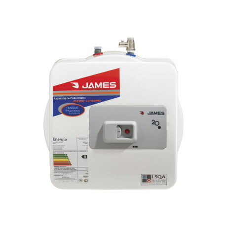 TERMOTANQUE JAMES ACERO BLANCO ACERO S. SUPERIOR