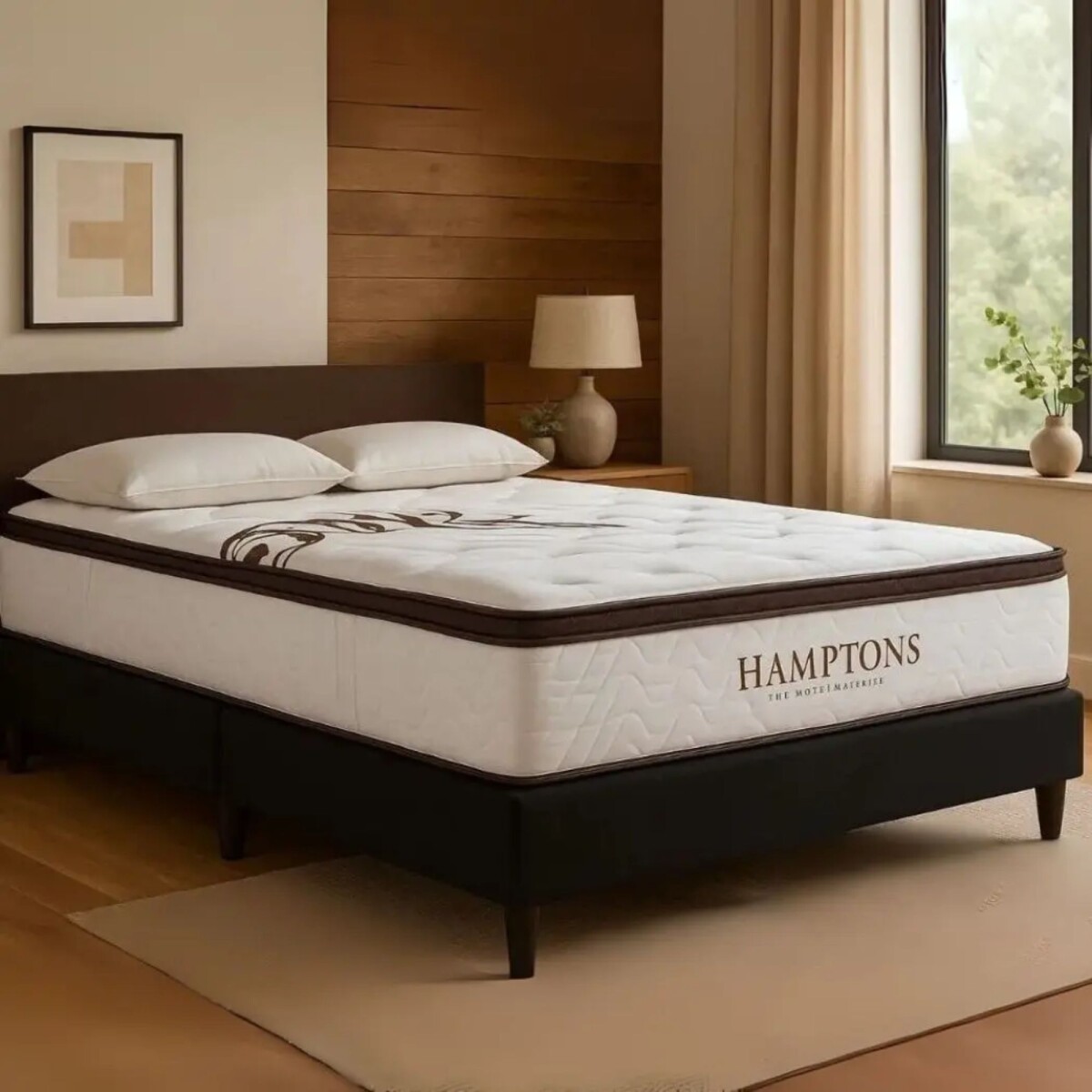 Sommier 2 Plazas Hamptons Palladium Smart Box - Negro 