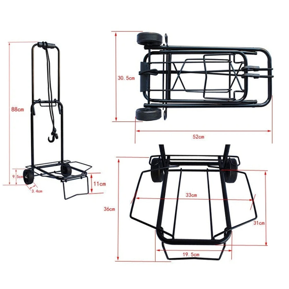 Carrito Plegable Para Carga Con Pulpo Carrito Plegable Para Carga Con Pulpo