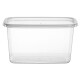 Pote rectangular 3 lts TRANSPARENTE