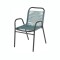 SILLA RATTAN SC-018R Silla De Jardín RUSTICO SC-018R Símil Rattan Estructura De Acero - Verde