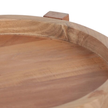 MESA AUXILIAR MADERA MARRON BANDEJA CASTAÑO