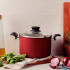 Olla C/Asas 26cm 9.6L Starflon Tramontina - Rojo Olla C/Asas 26cm 9.6L Starflon Tramontina - Rojo