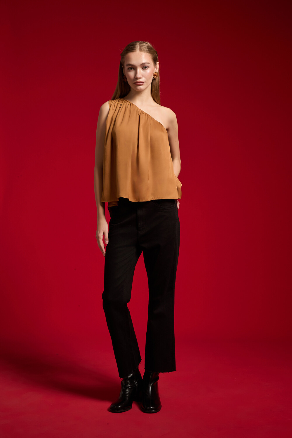 Blusa Laora Caramelo