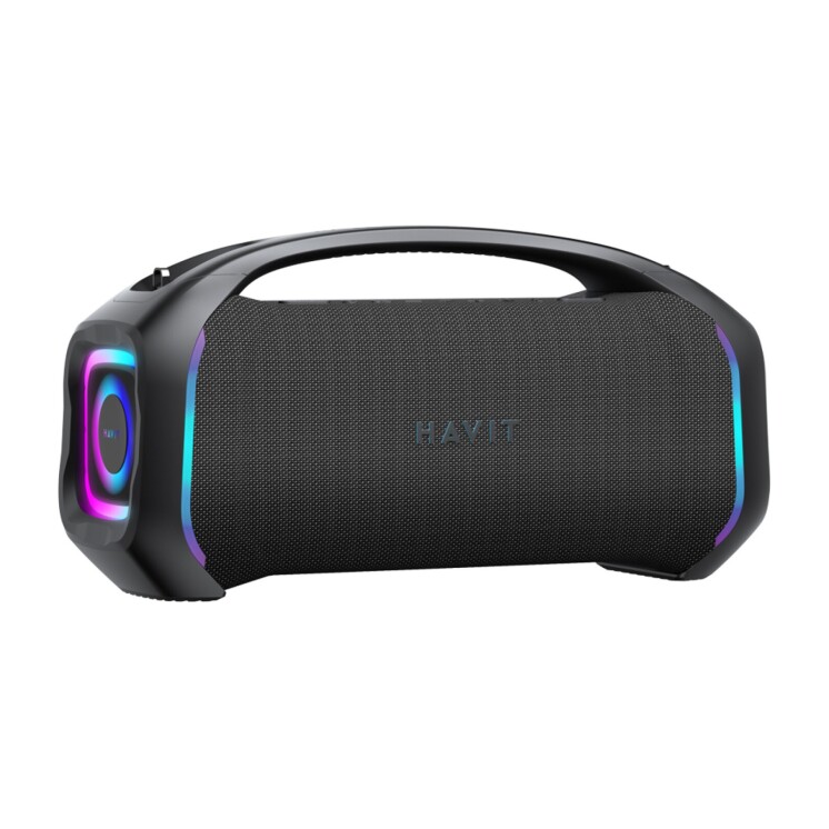 Parlante Bluetooth Havit SK910BT PartyBox Blast 200W con luces RGB e IPX6 Parlante Bluetooth Havit SK910BT PartyBox Blast 200W con luces RGB e IPX6